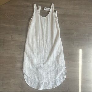EUC Cloth & Stone for Anthropologie cotton dress - size XS - white and cream